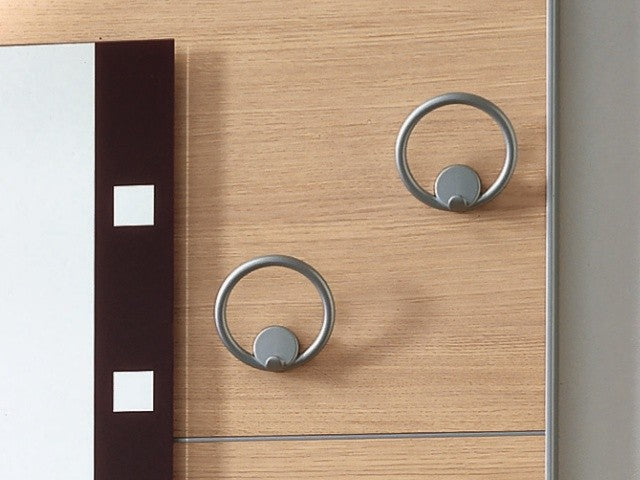 Coppia attaccapanni moderni da parete Julie