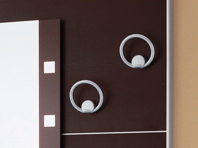 Coppia attaccapanni moderni da parete Julie