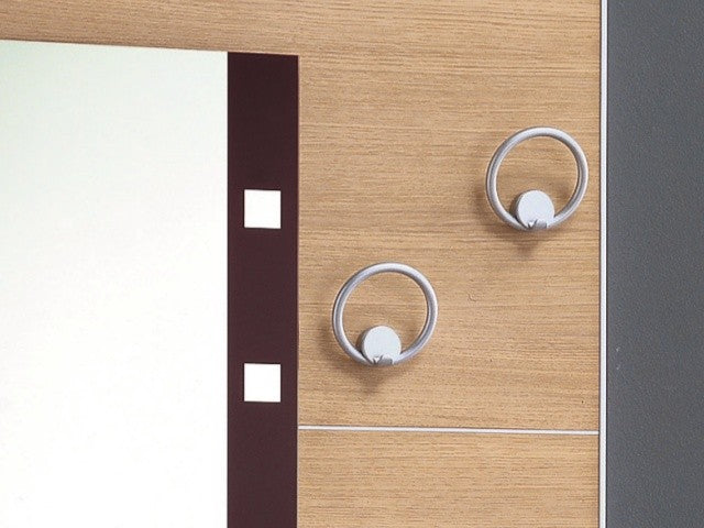 Coppia attaccapanni moderni da parete Julie