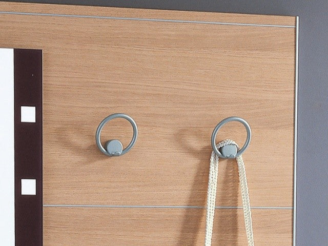 Coppia attaccapanni moderni da parete Julie