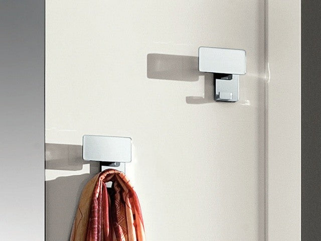 Coppia attaccapanni design in metallo Grace