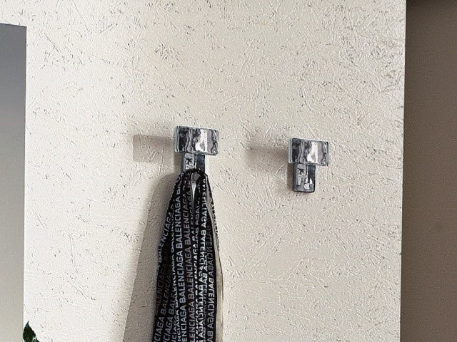 Coppia attaccapanni design in metallo Grace