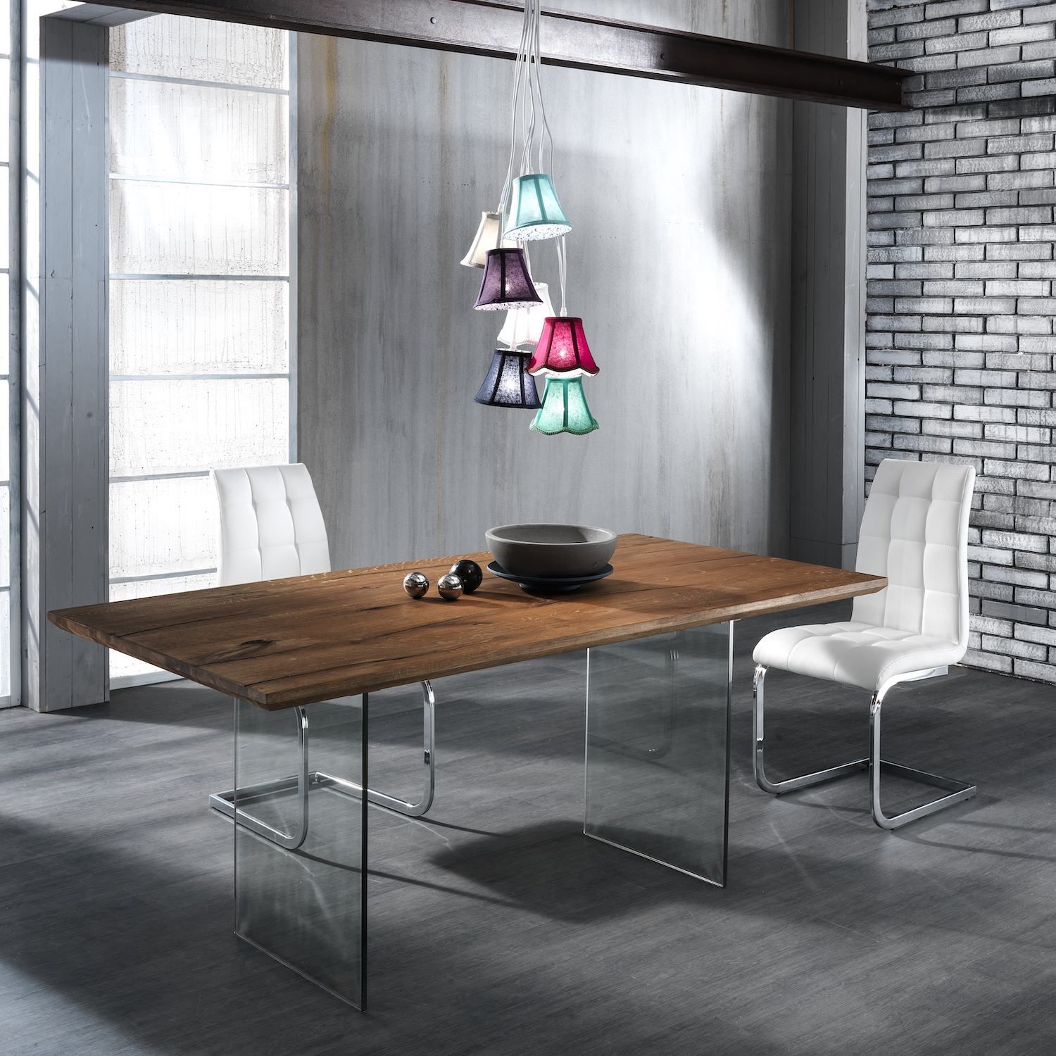 Set 4 sedie design moderno Darlington White