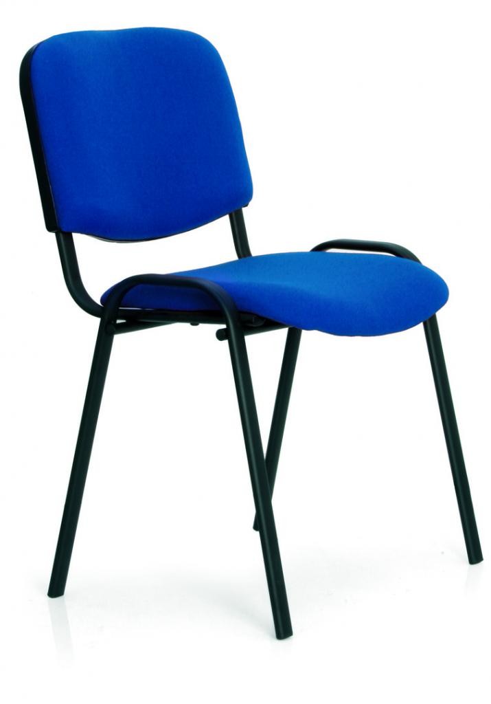 5 sedie per sala conferenza economiche imbottite nere o blu CHF