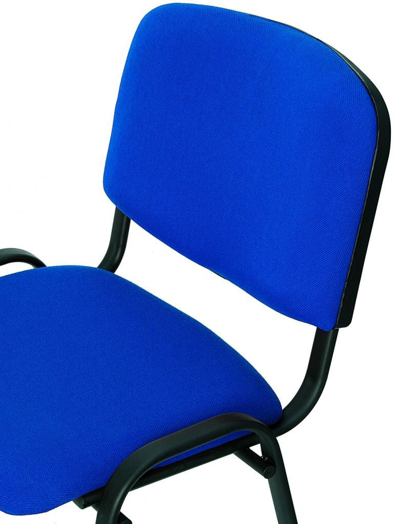5 sedie per sala conferenza economiche imbottite nere o blu CHF