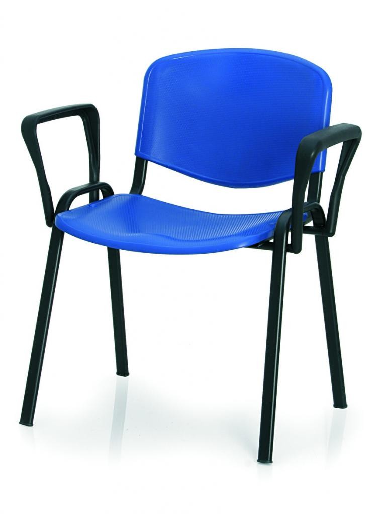 4 sedie per sala conferenza economiche in plastica CHF