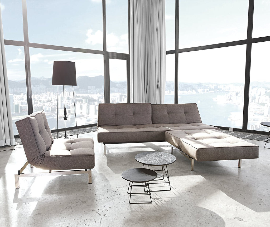 Divano letto una piazza e mezza uso quotidiano design nordico Split Back