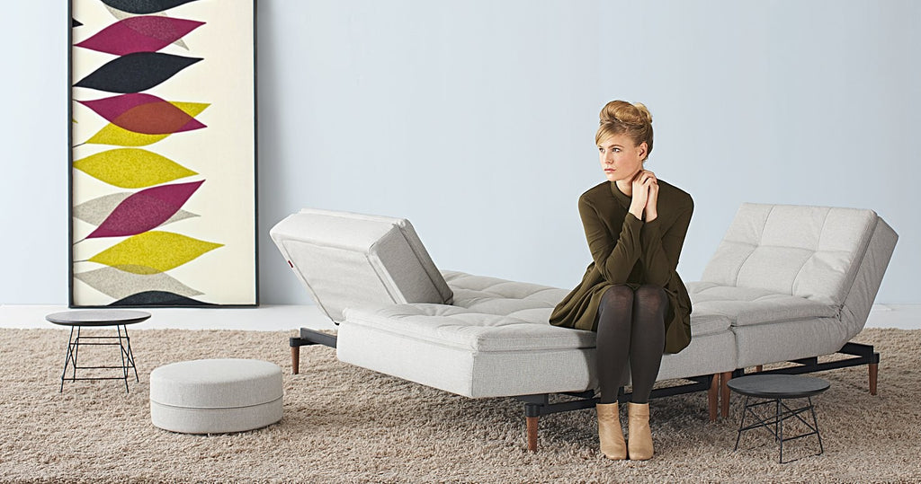 Poltrona camera da letto in tessuto Dublexo