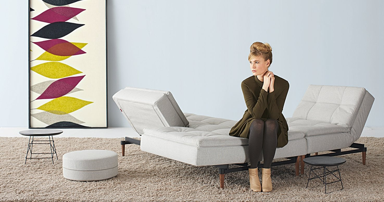 Poltrona camera da letto in tessuto Dublexo