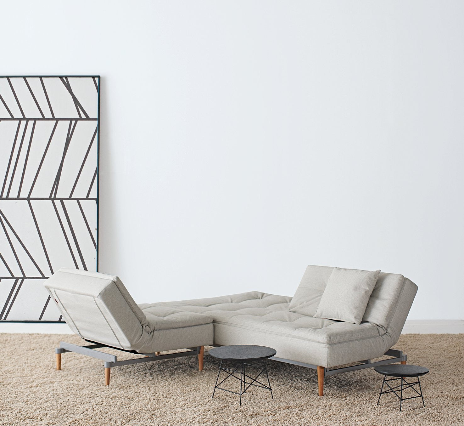 Poltrona camera da letto in tessuto Dublexo