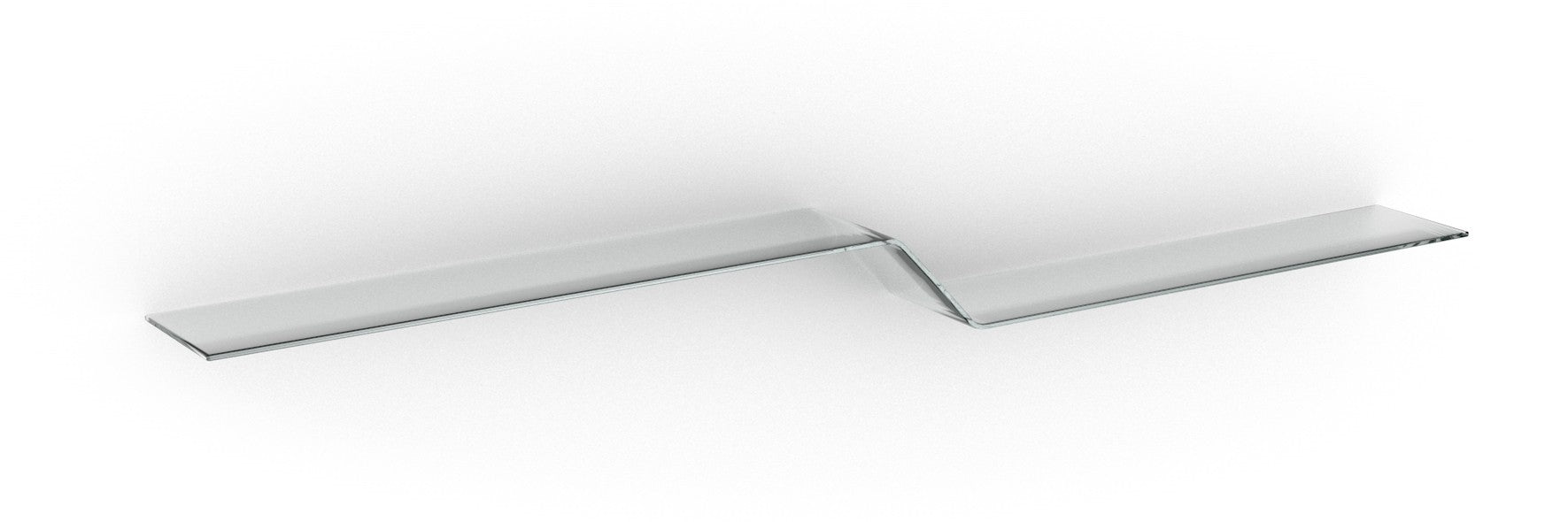 Set di 3 mensole moderne in vetro Alton