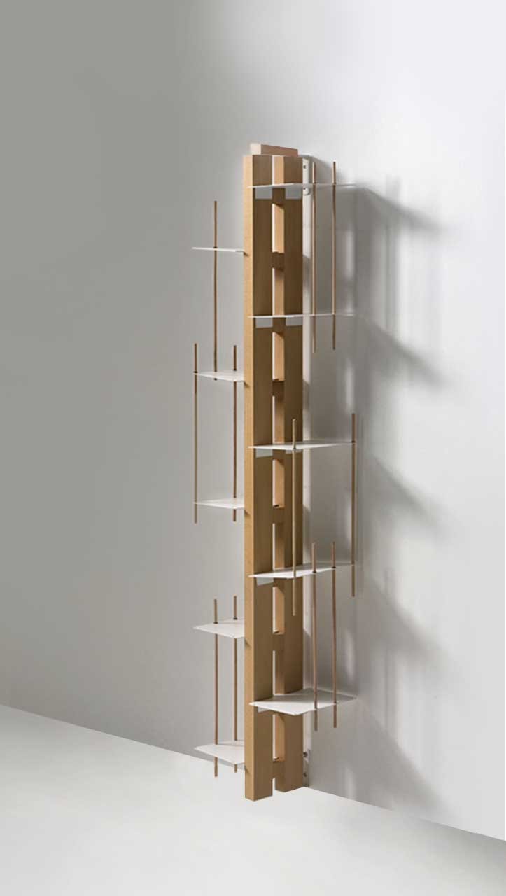 Libreria a colonna da parete Zia Veronica