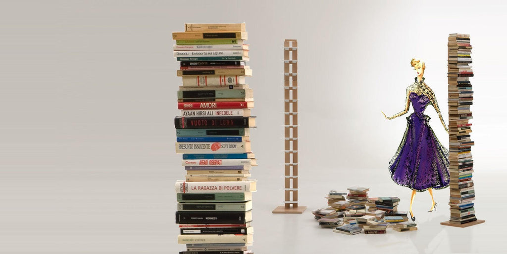 Libreria a muro a colonna Zia Ortensia