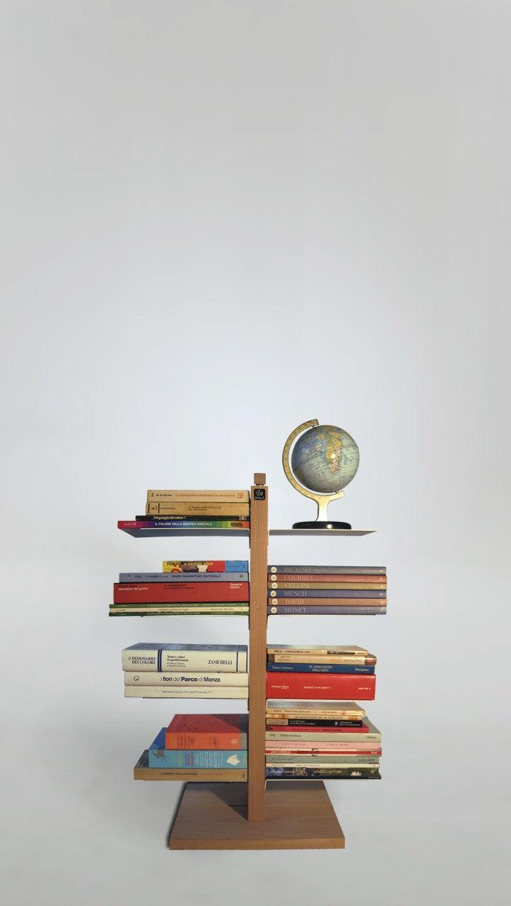 Libreria a colonna in legno Zia Bice