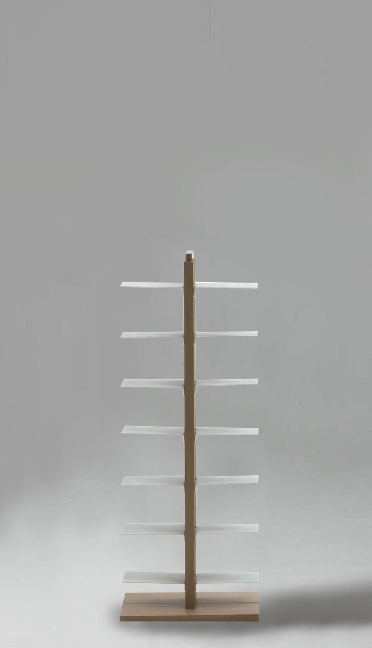 Libreria a colonna in legno Zia Bice