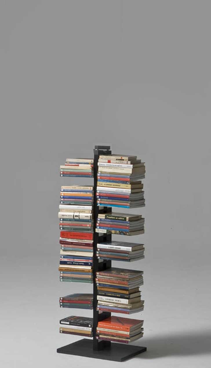 Libreria a colonna in legno Zia Bice