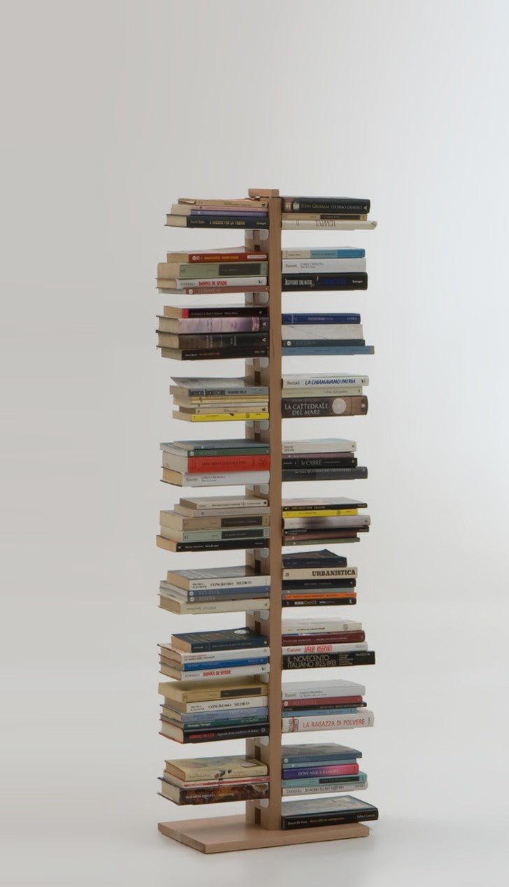 Libreria a colonna in legno Zia Bice