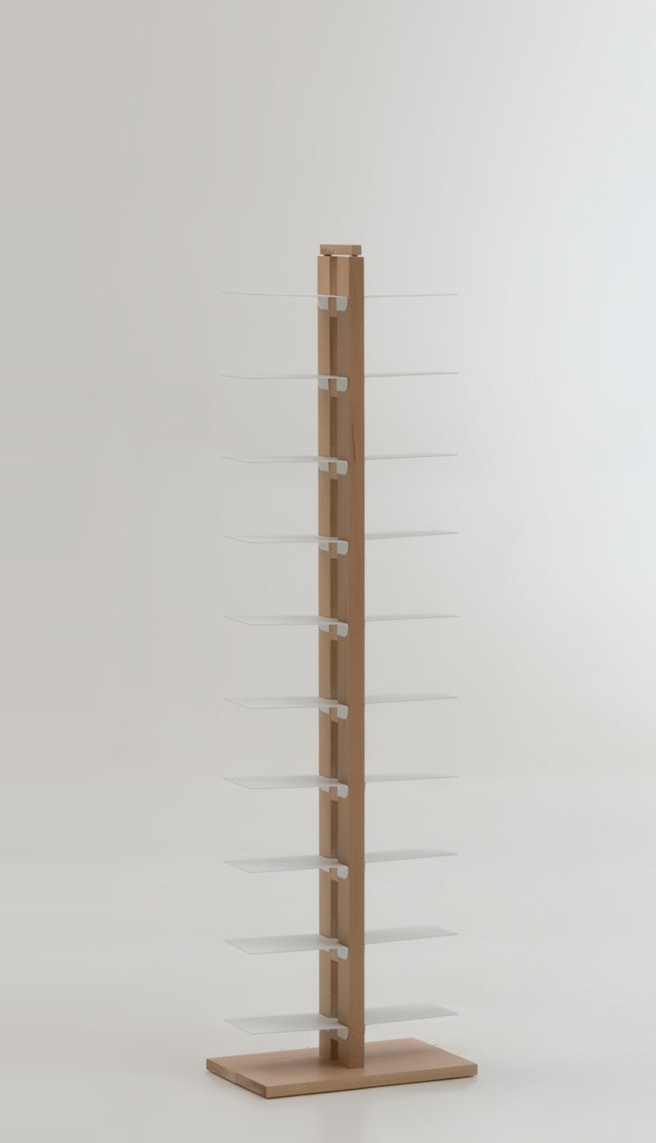 Libreria a colonna in legno Zia Bice