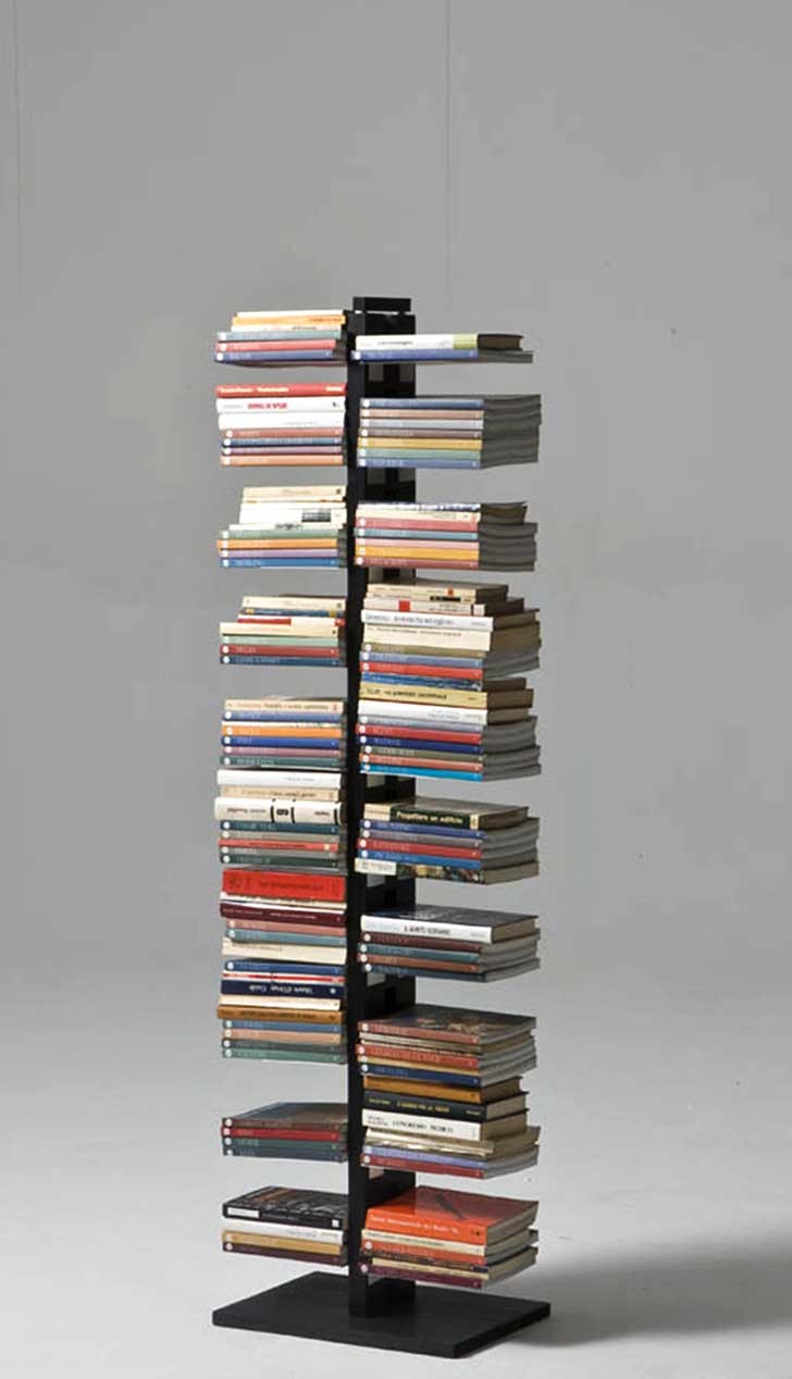 Libreria a colonna in legno Zia Bice