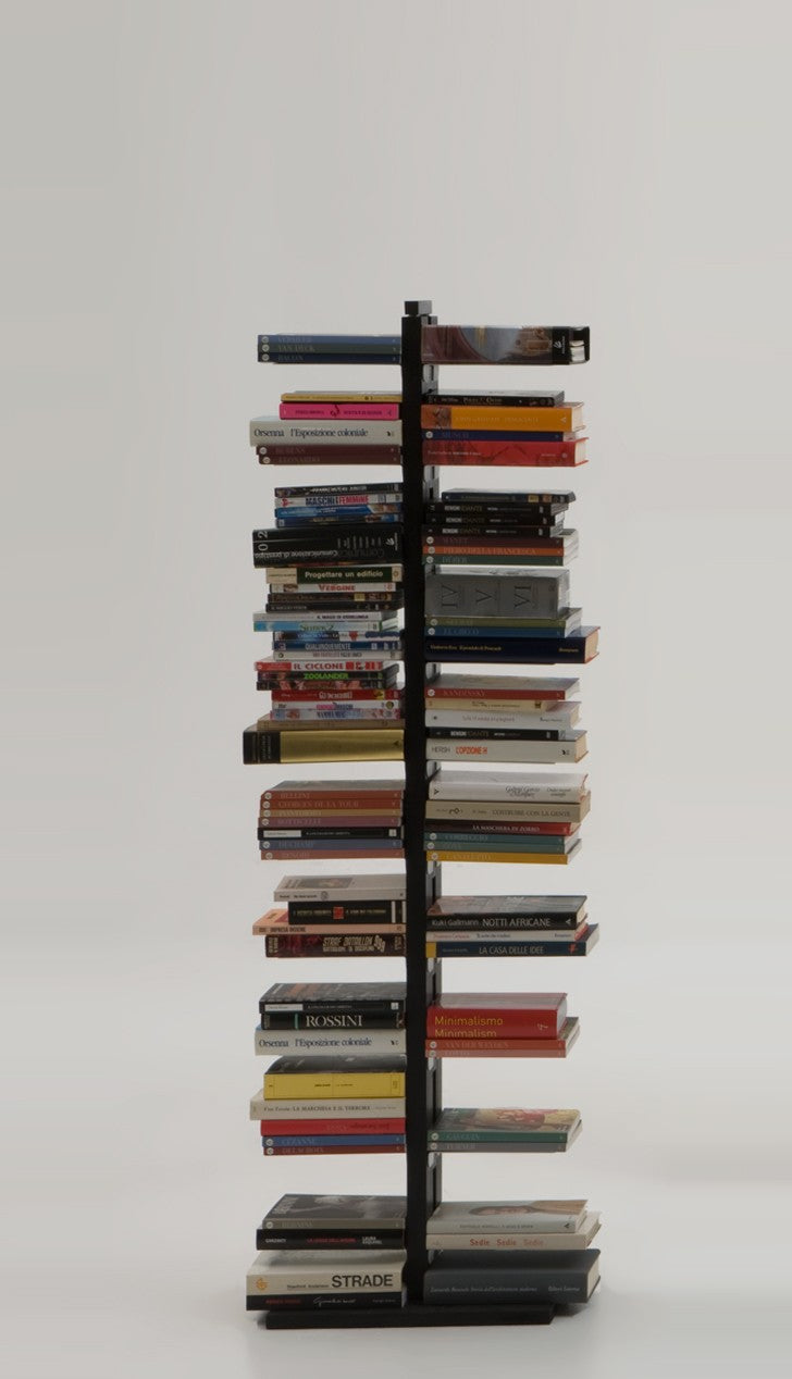 Libreria a colonna in legno Zia Bice