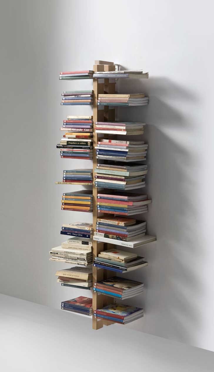 Libreria salvaspazio a muro Zia Bice