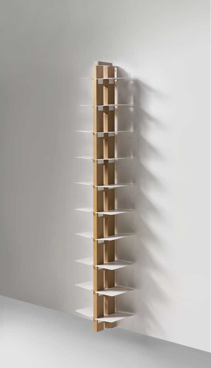 Libreria salvaspazio a muro Zia Bice