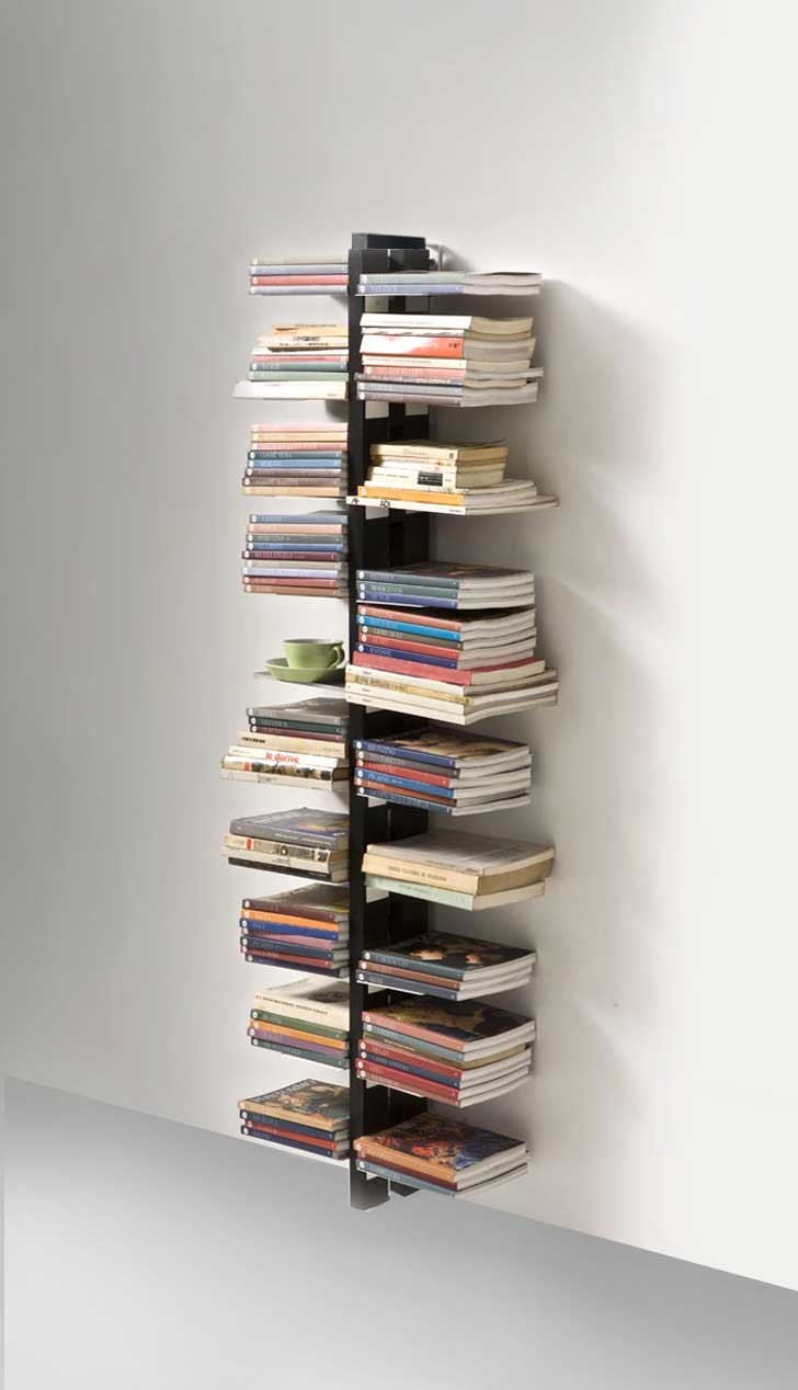 Libreria salvaspazio a muro Zia Bice