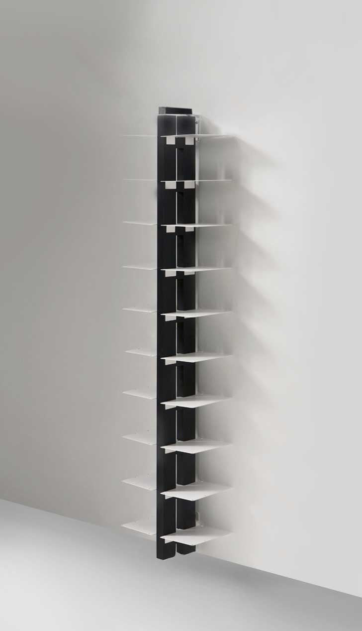 Libreria salvaspazio a muro Zia Bice