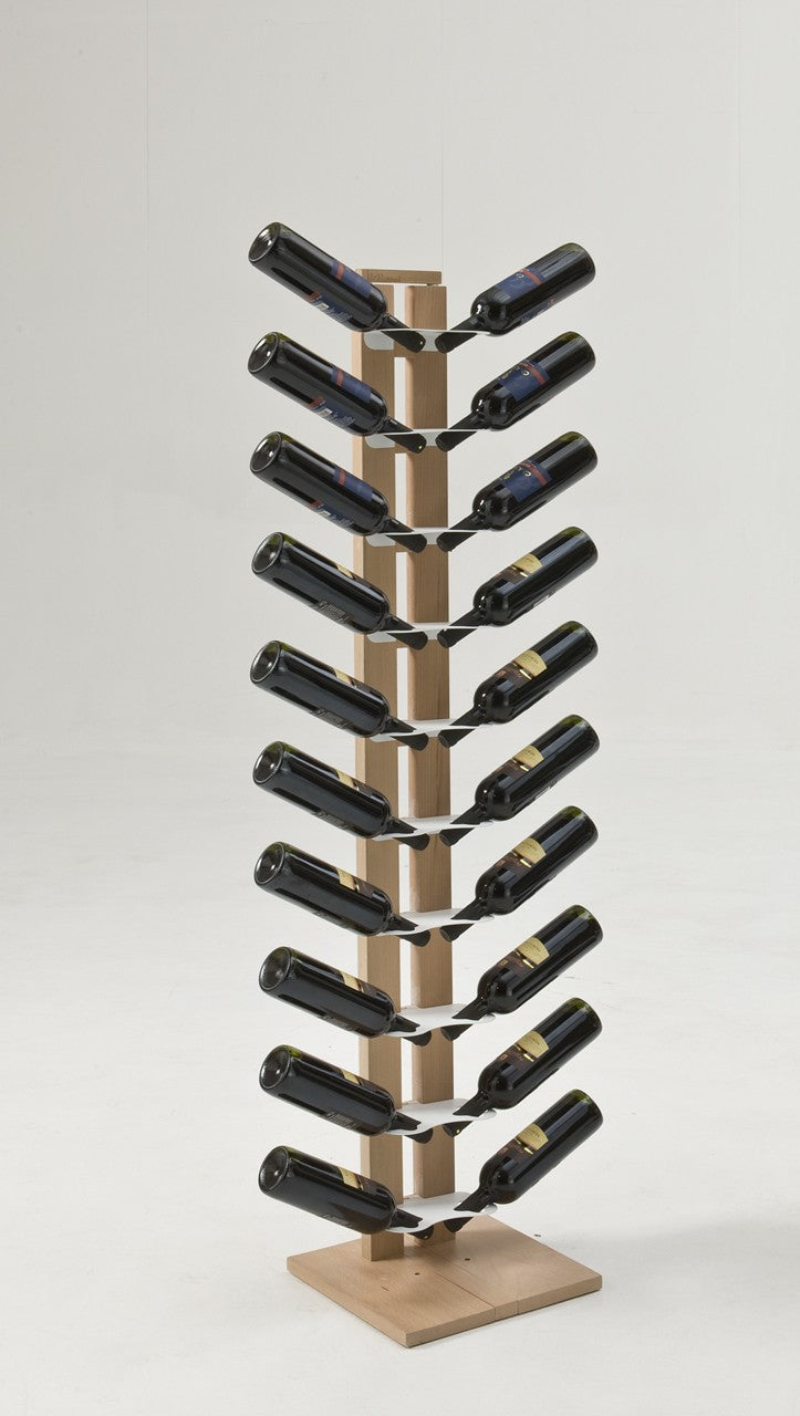 Portabottiglie vino in legno per 8