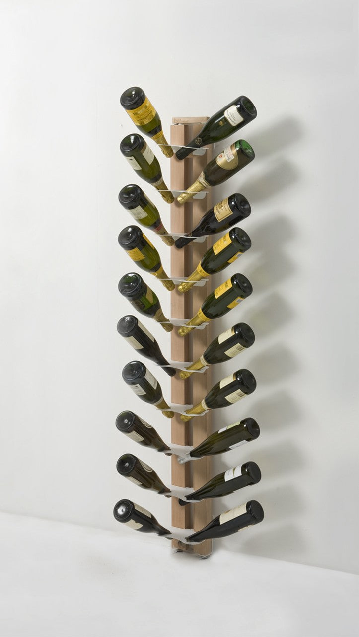 Portabottiglie da parete in legno Zia Gaia Mono