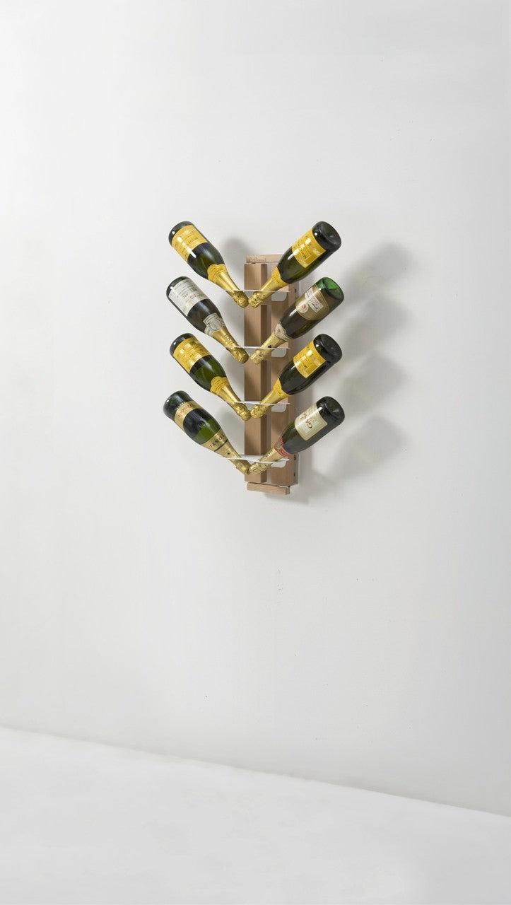Portabottiglie vino in legno da parete Zia Gaia Mono