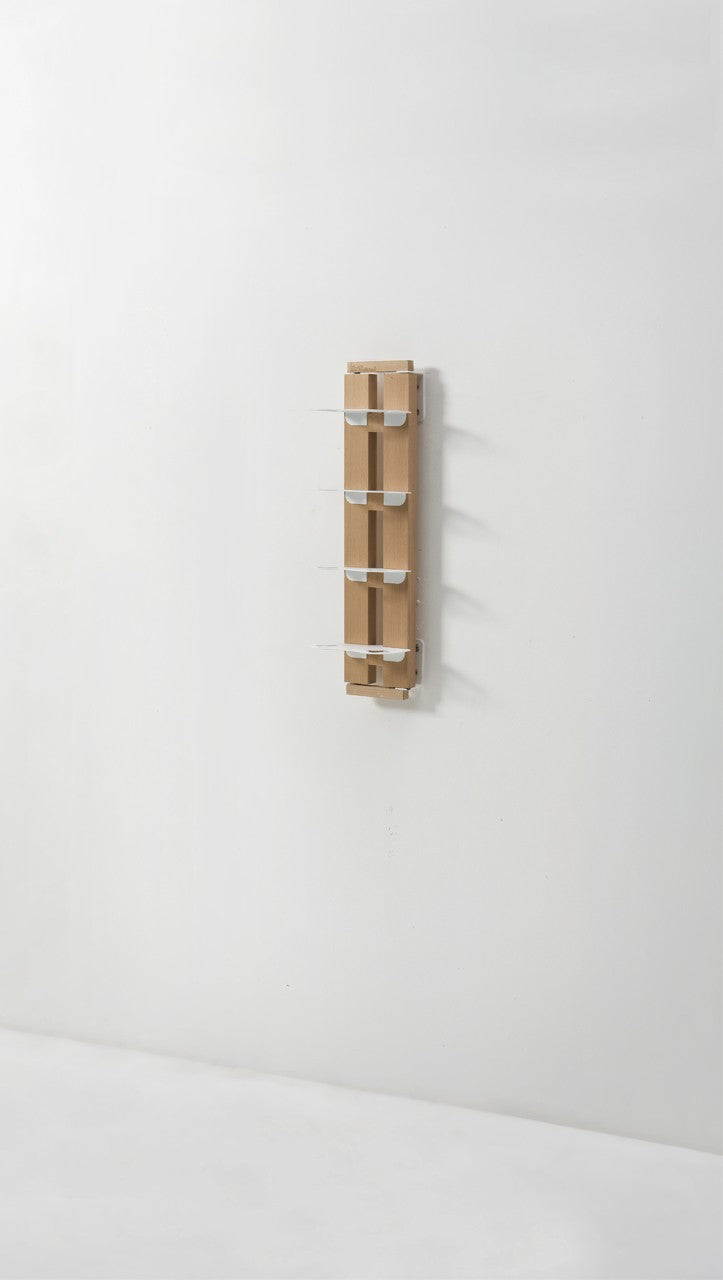 Portabottiglie vino in legno da parete Zia Gaia Mono