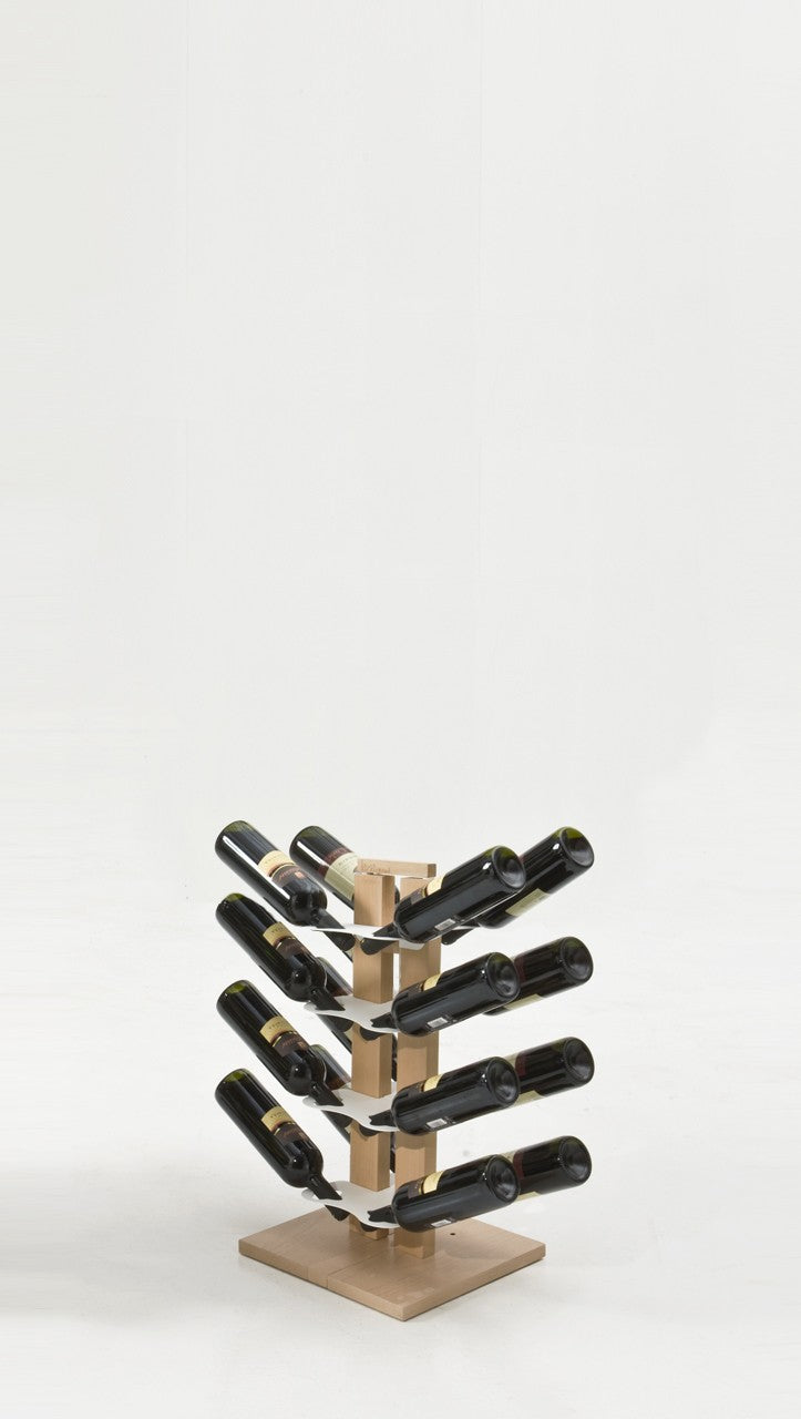 Portabottiglie vino in legno Zia Gaia Bifacciale