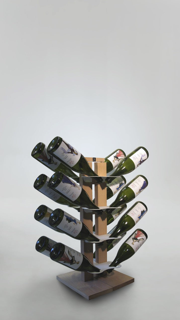 Portabottiglie vino in legno Zia Gaia Bifacciale