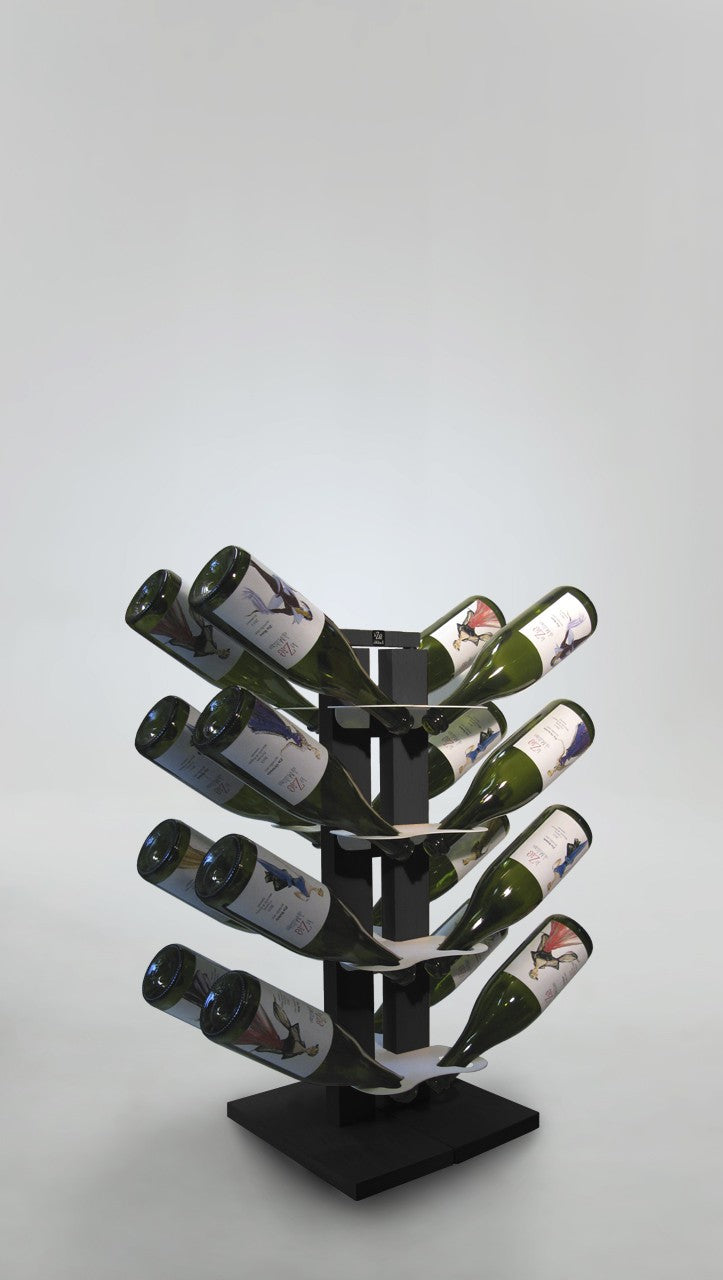 Portabottiglie vino in legno Zia Gaia Bifacciale