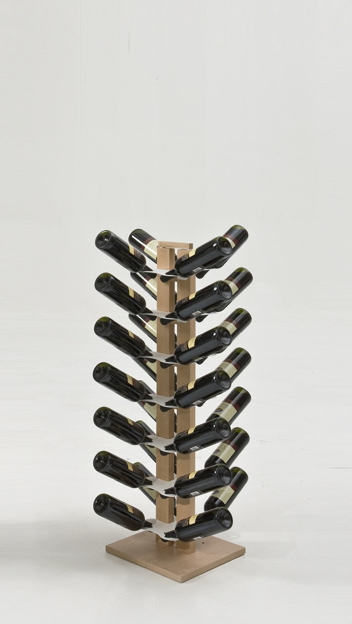 Portabottiglie vino in legno Zia Gaia Bifacciale