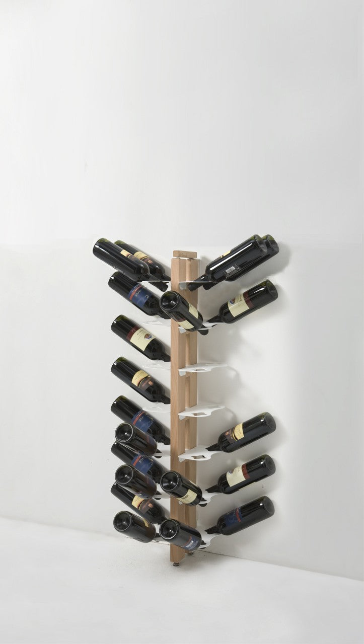 Portabottiglie da parete in legno Zia Gaia Bifacciale