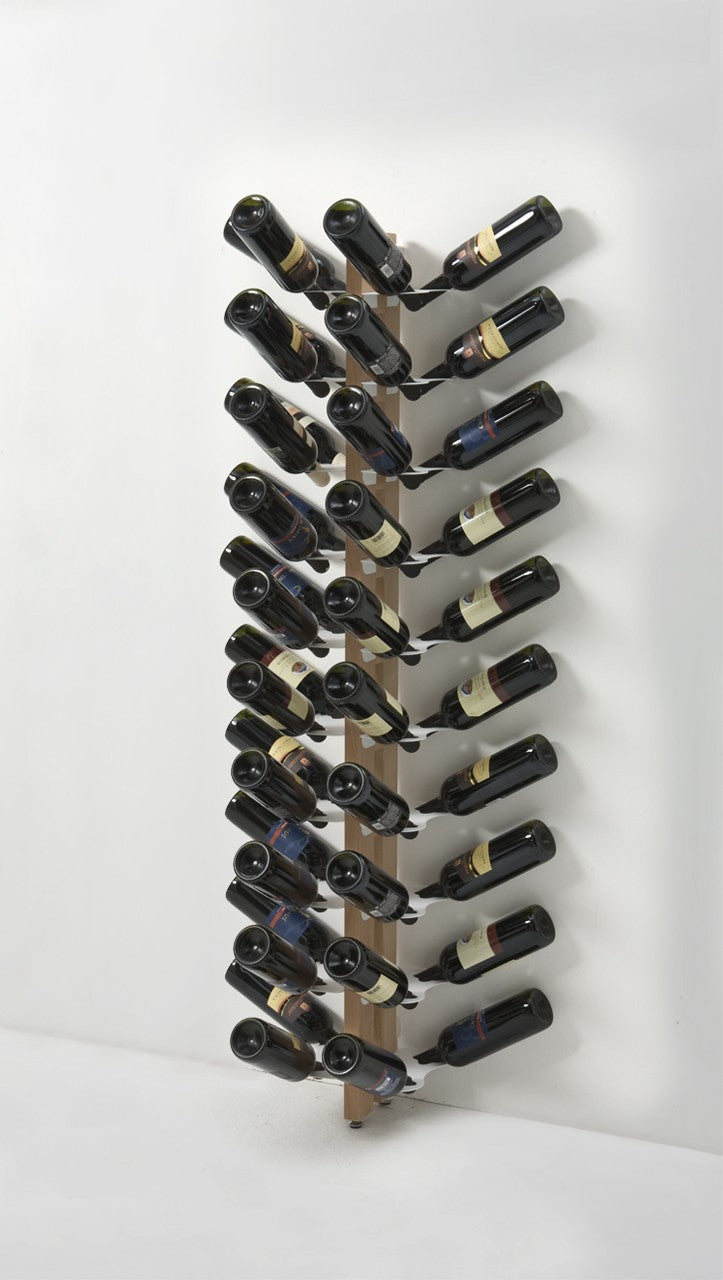 Portabottiglie da parete in legno Zia Gaia Bifacciale