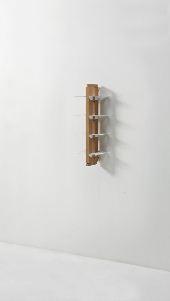 Portabottiglie vino da parete design Zia Gaia Bifacciale