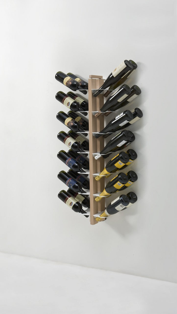 Portabottiglie vino da parete design Zia Gaia Bifacciale