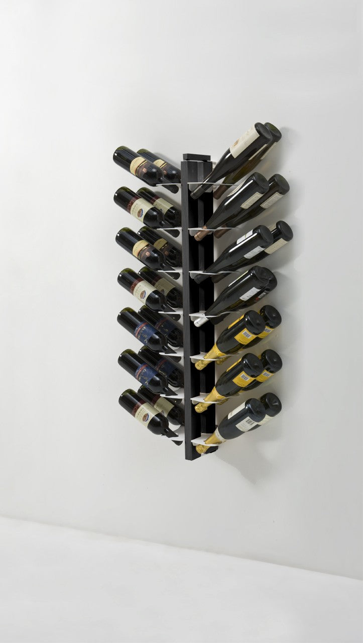 Portabottiglie vino da parete design Zia Gaia Bifacciale