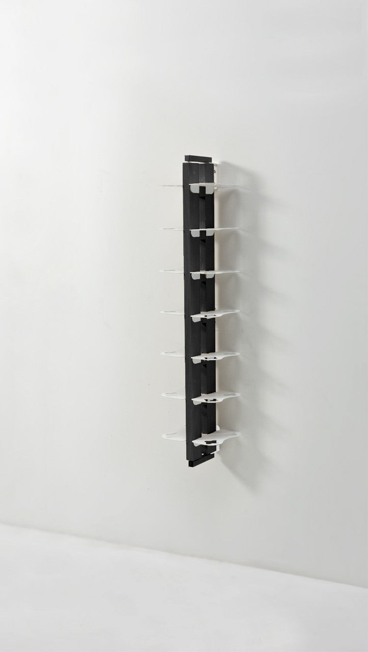 Portabottiglie vino da parete design Zia Gaia Bifacciale