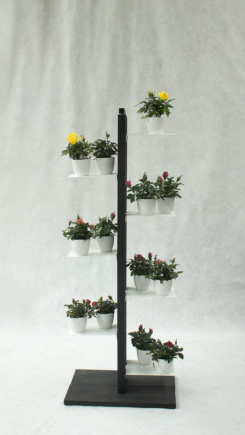 Portavasi da interno verticale in legno Zia Flora