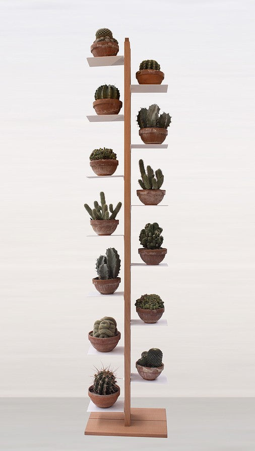 Portavasi da interno verticale in legno Zia Flora