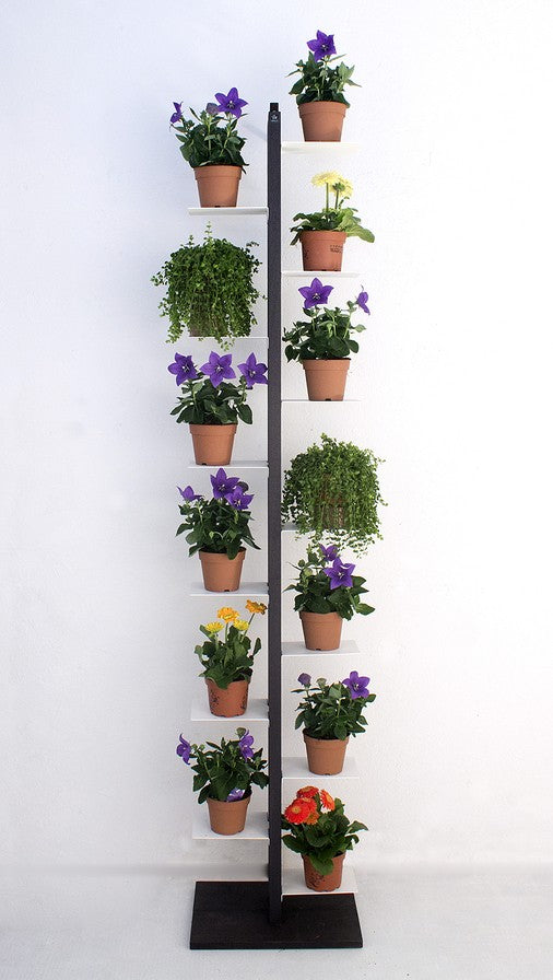 Portavasi da interno verticale in legno Zia Flora