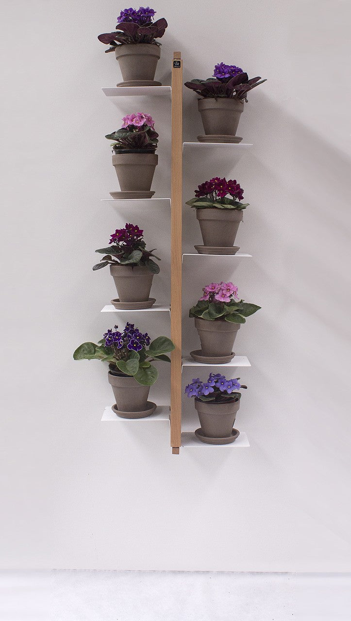 Portavasi da interno da appendere in legno Zia Flora