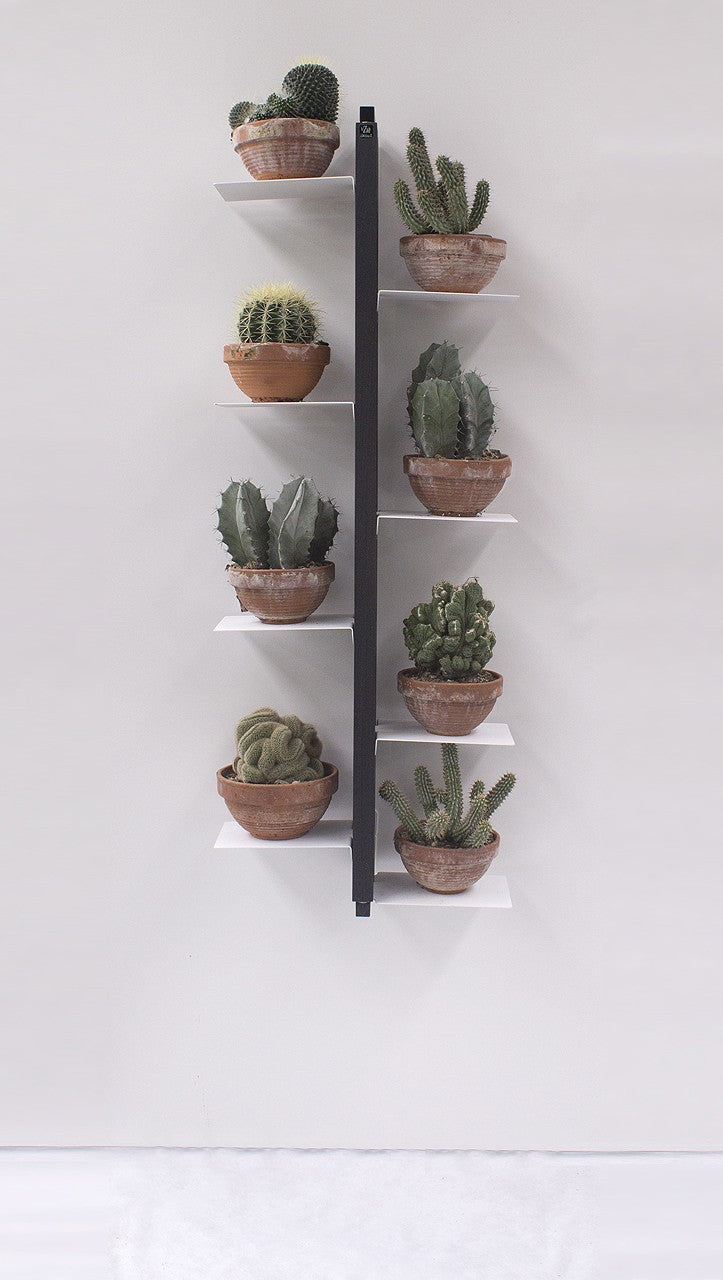 Portavasi da interno da appendere in legno Zia Flora