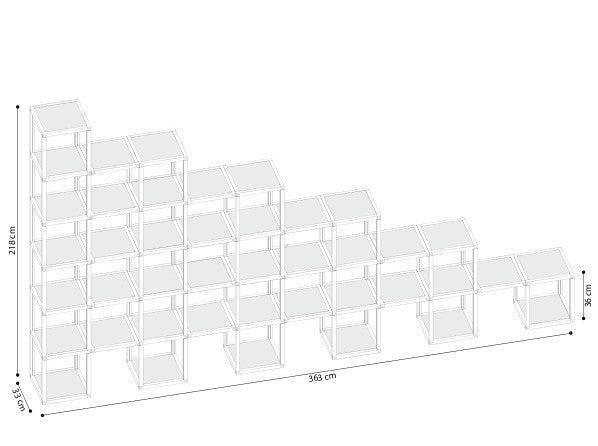 Scaffale per negozio in legno Castelli 8