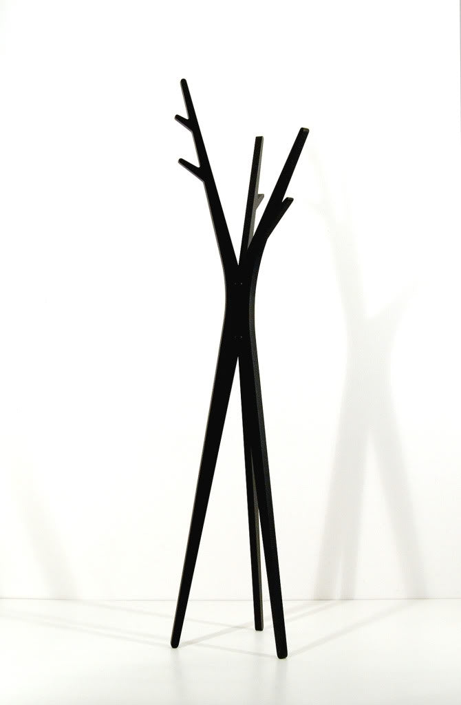 Attaccapanni da terra in legno a forma di albero Treepod