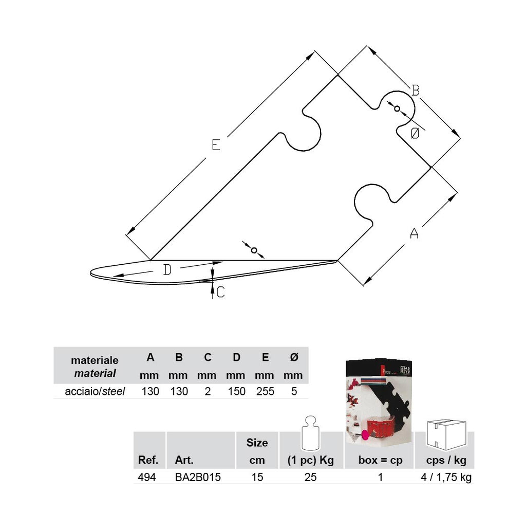 8 mensole da parete moderne Puzzle